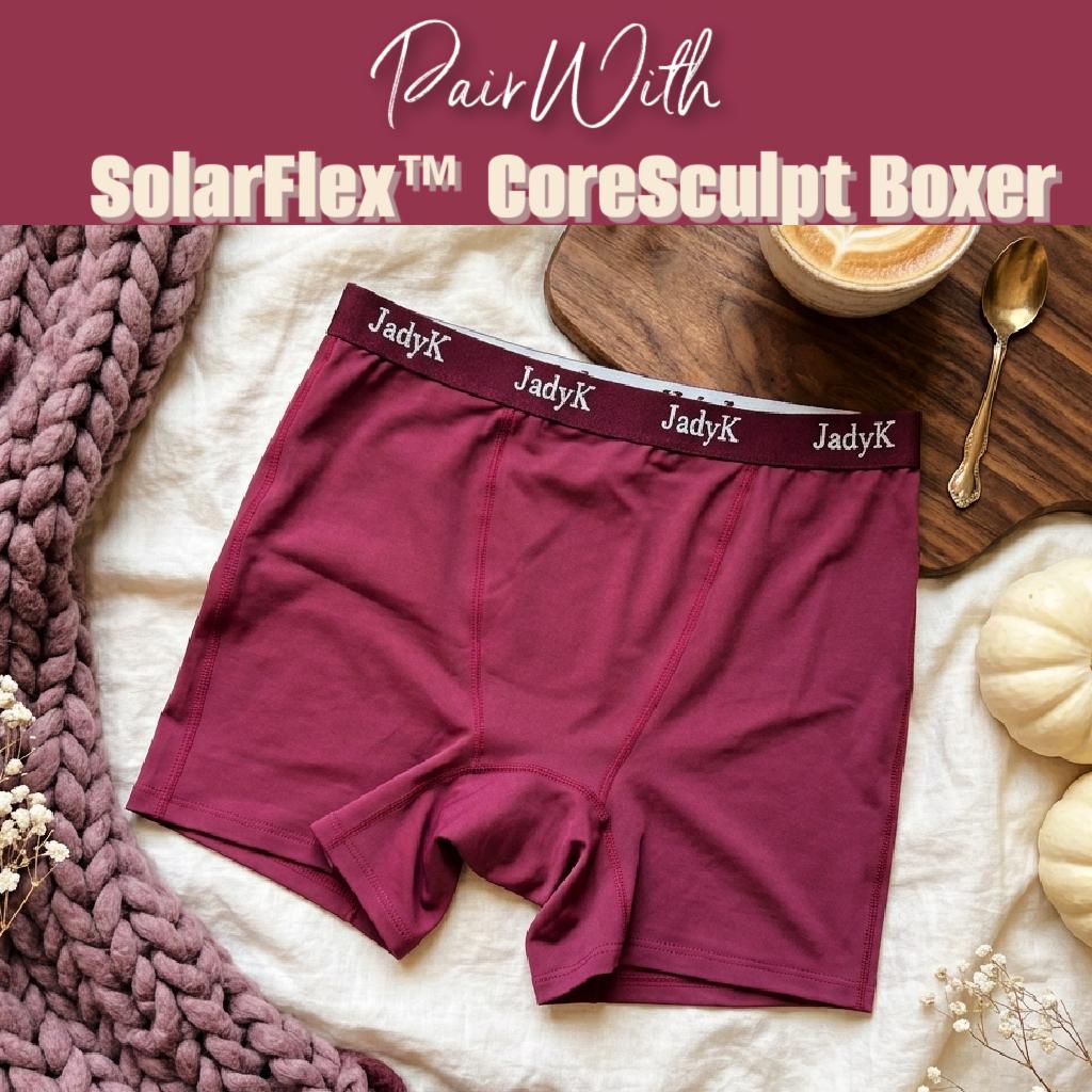 Arya CurveLock™ Briefs | Merlot Red | DailyArmor™ + AquaShield™ Protection | JadyK By JadyK
