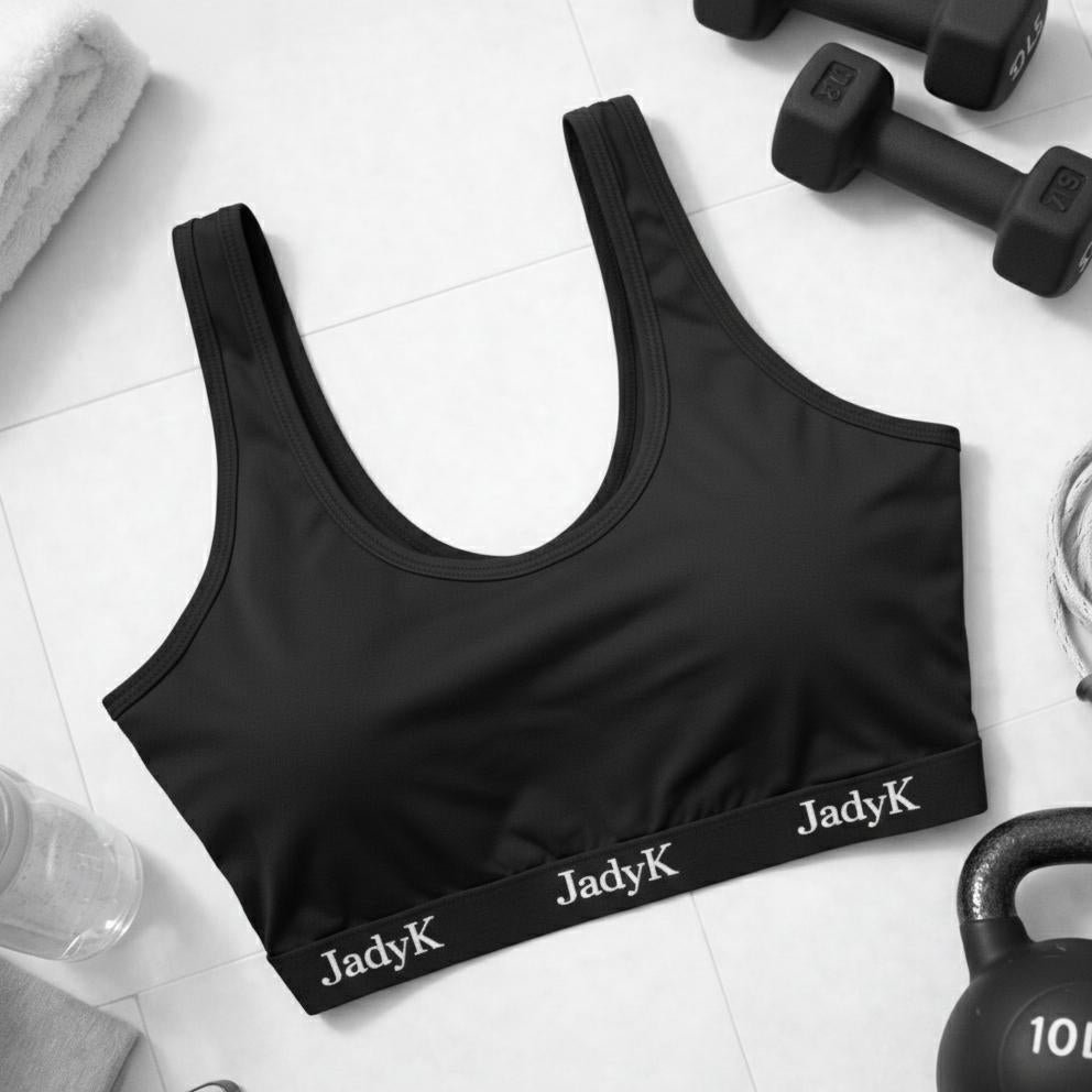 Arya Scoopneck DailyArmor™ Featuring Helping Hands™ Padding Technology + AquaShield™ Protection |Black| JadyK By JadyK
