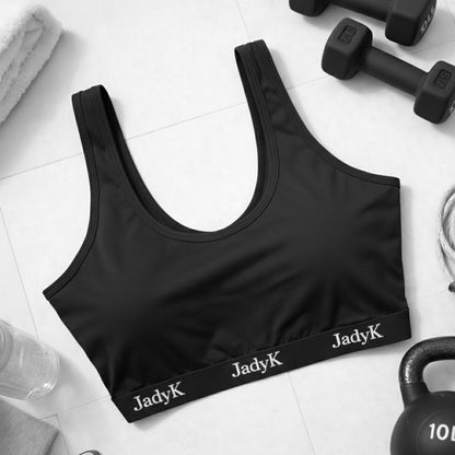 Arya Scoopneck DailyArmor™ Featuring Helping Hands™ Padding Technology + AquaShield™ Protection |Black| JadyK By JadyK