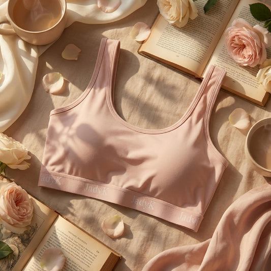 Arya Scoopneck DailyArmor™ Featuring Helping Hands™ Padding Technology + AquaShield™ Protection |Blush| JadyK By JadyK