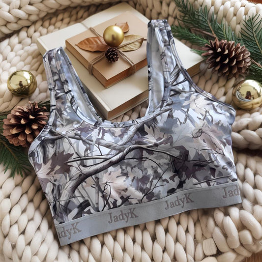 Arya Scoopneck DailyArmor™ Featuring Helping Hands™ Padding Technology + AquaShield™ Protection |Camo| JadyK By JadyK