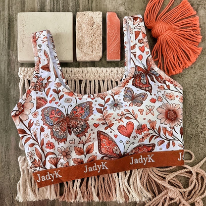 Arya Scoopneck DailyArmor™ Featuring Helping Hands™ Padding Technology + AquaShield™ Protection |Fall Flowers| JadyK By JadyK