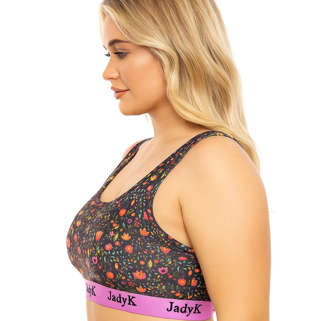 Arya Scoopneck DailyArmor™ Featuring Helping Hands™ Padding Technology + AquaShield™ Protection |Fiesta| JadyK By JadyK