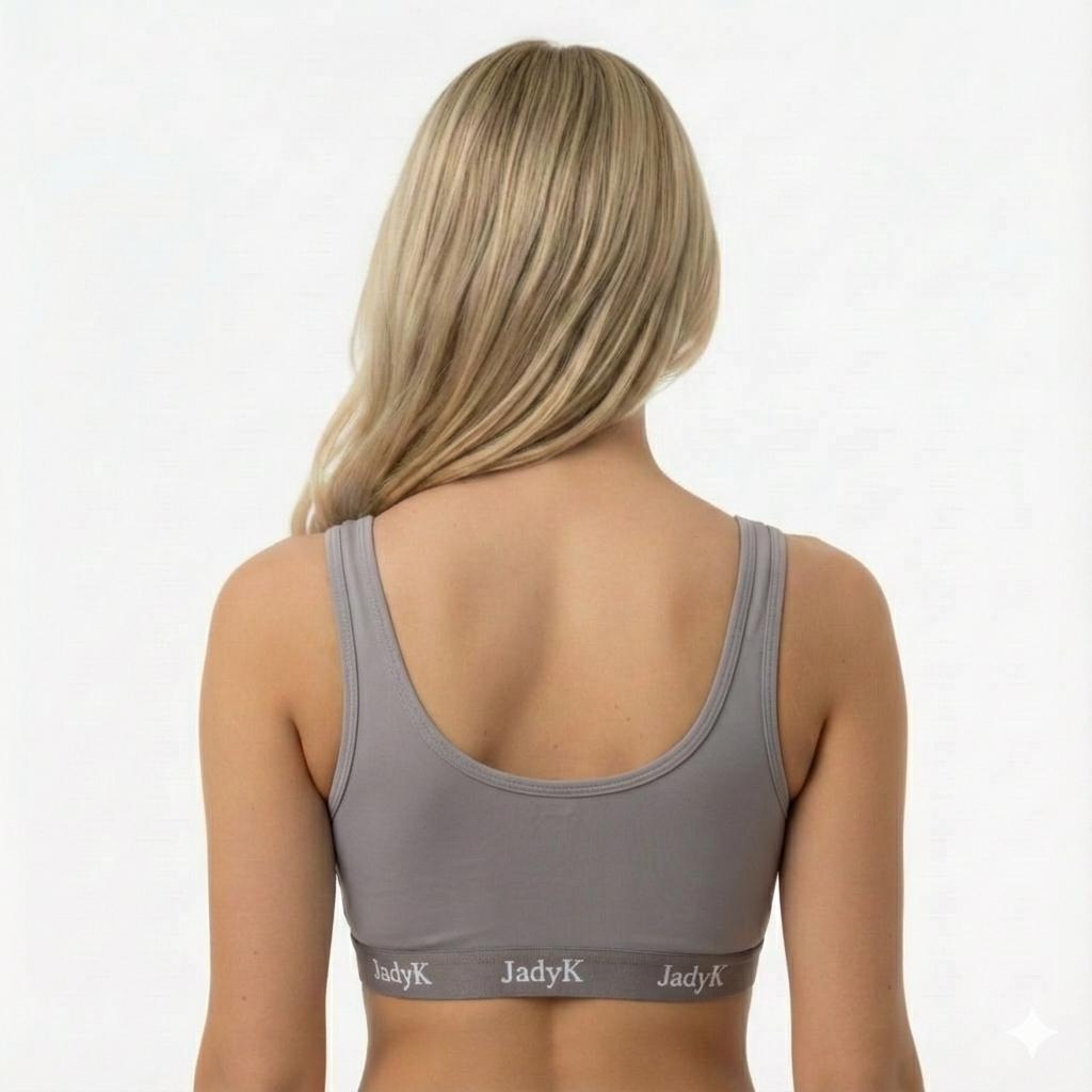 Arya Scoopneck DailyArmor™ Featuring Helping Hands™ Padding Technology + AquaShield™ Protection |Gray| JadyK By JadyK