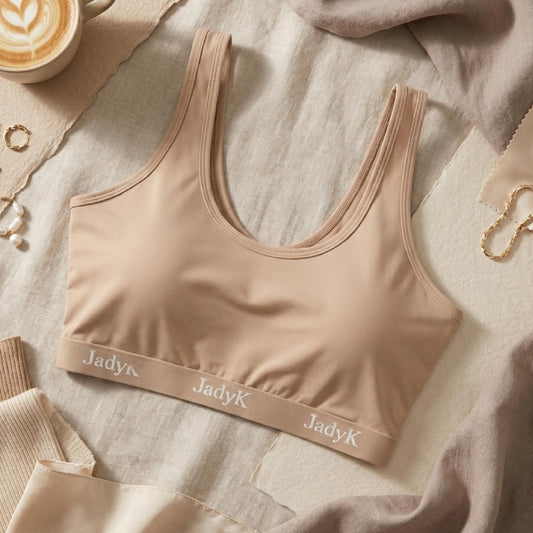 Arya Scoopneck DailyArmor™ Featuring Helping Hands™ Padding Technology + AquaShield™ Protection |Nude| JadyK By JadyK