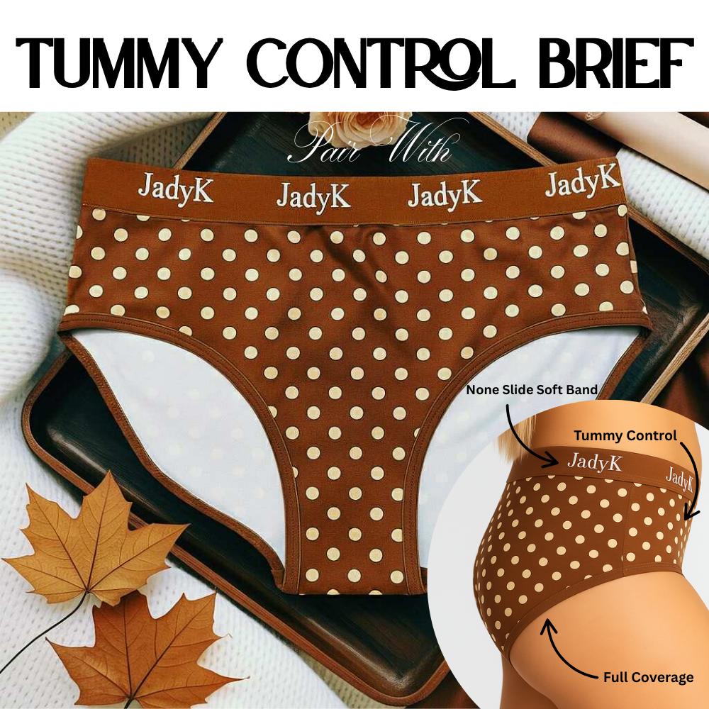 Arya Scoopneck DailyArmor™ Featuring Helping Hands™ Padding Technology + AquaShield™ Protection |Polka Dot| JadyK By JadyK
