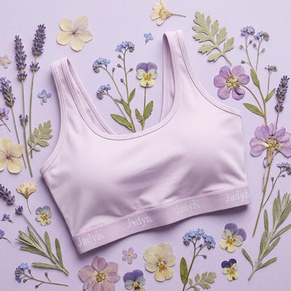 Arya Scoopneck DailyArmor™ Featuring Helping Hands™ Padding Technology + AquaShield™ Protection |Purple| JadyK By JadyK