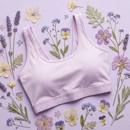 Arya Scoopneck DailyArmor™ Featuring Helping Hands™ Padding Technology + AquaShield™ Protection |Purple| JadyK By JadyK