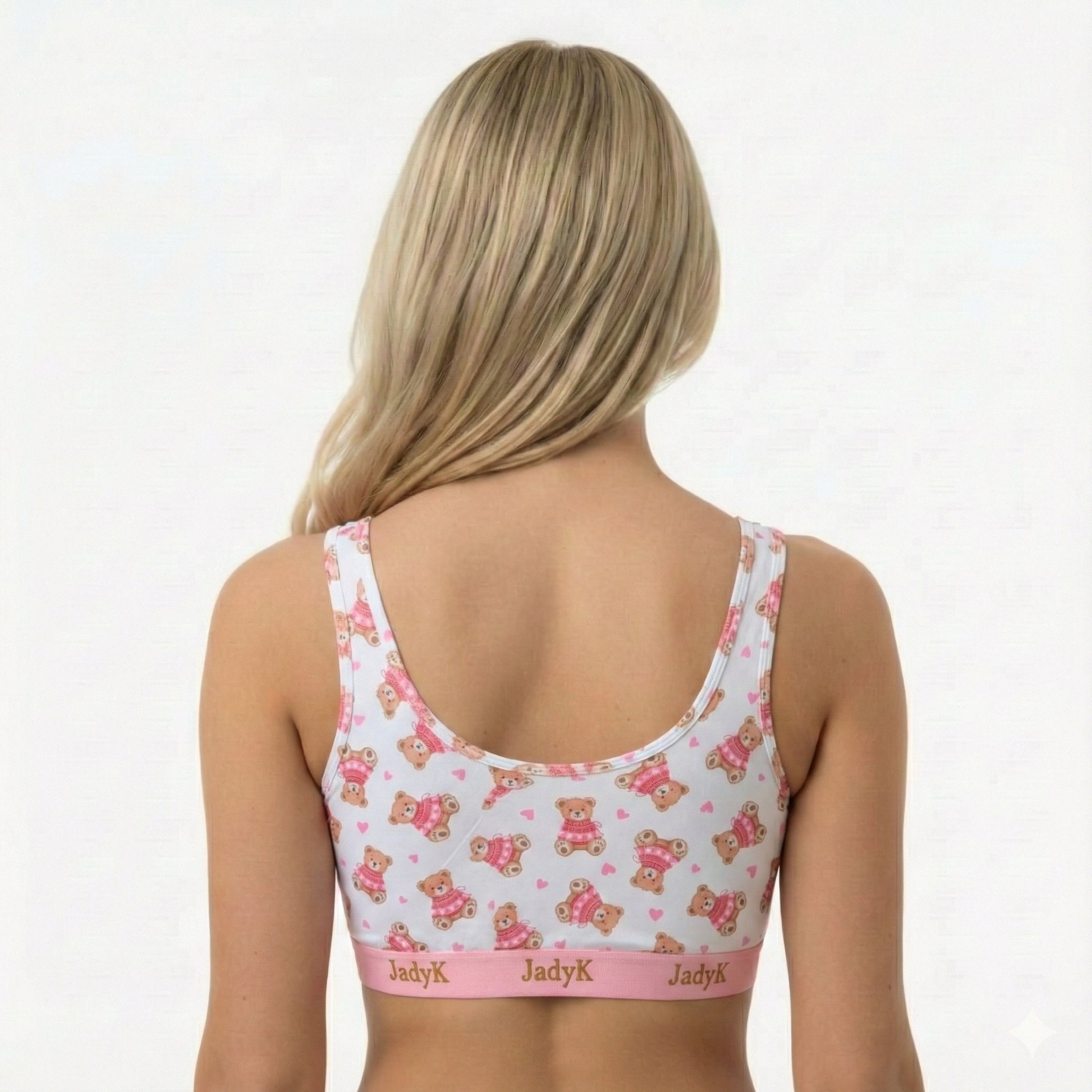 Arya V-Day Printed Bralette Collection | Teddy Bear | JadyK By JadyK