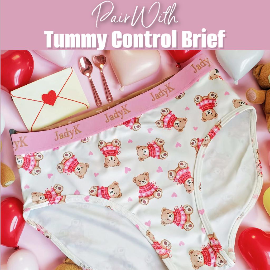 Arya V-Day Printed Bralette Collection | Teddy Bear | JadyK By JadyK