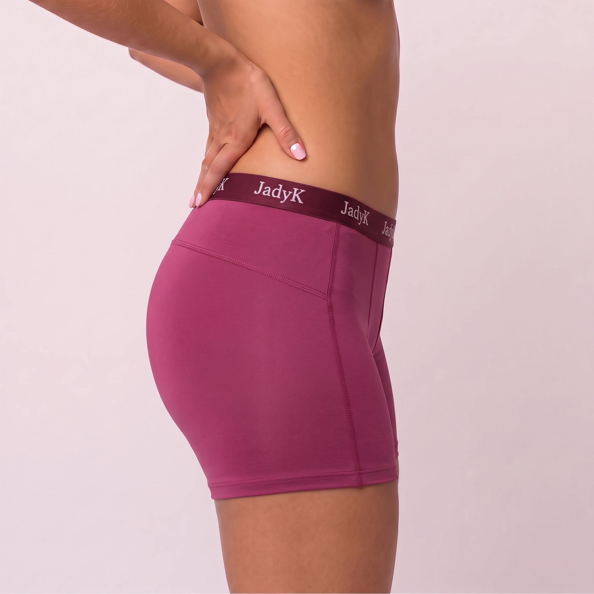 Arya VersaCore™ Boxers |Comfort Compartment™ Featuring WingLock™ Stabilizer | Merlot Red | JadyK By JadyK
