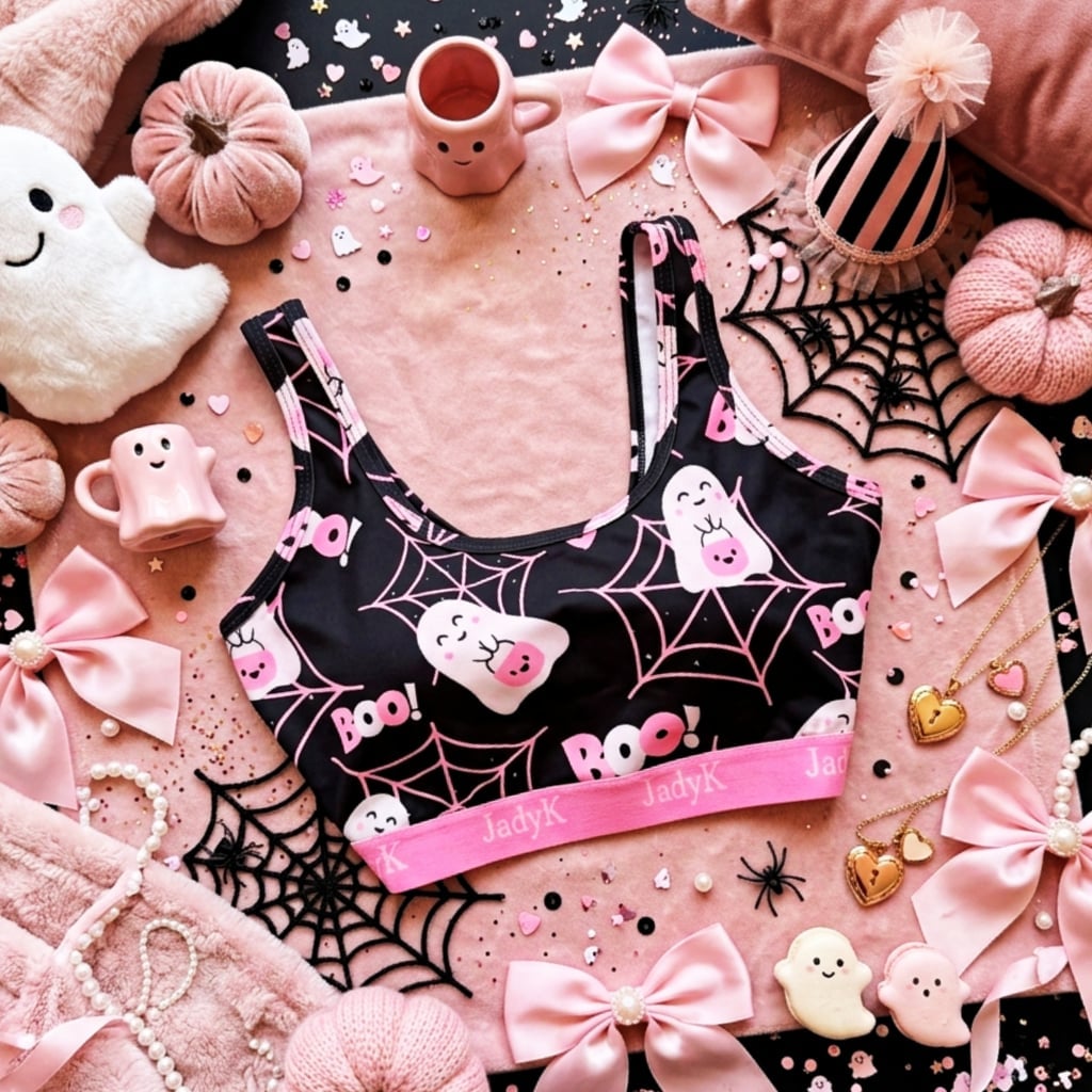 Boo Cutie Bralette | Arya Scoopneck DailyArmor™ Featuring Helping Hands™ Padding Technology + AquaShield™ Protection | JadyK