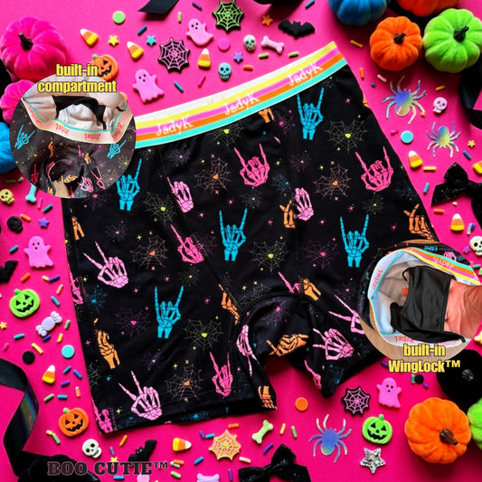 Bone to Be Wild™ Boxers | Arya DailyArmor™ VersaCore™ Featuring Comfort Compartment™ + WingLock™ Stabilizer | JadyK By JadyK