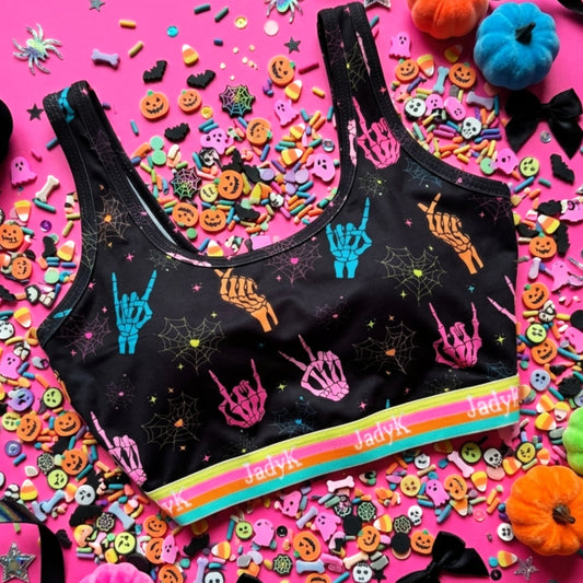 Bone to Be Wild Bralette | Arya Scoopneck Featuring DailyArmor™ + Helping Hands™ Padding Technology + AquaShield™ Protection | JadyK By JadyK