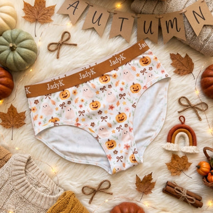 Boo & Bloom Briefs | Arya DailyArmor™ Featuring Arya Curvelock™ Technology + AquaShield™ Protection | JadyK By JadyK