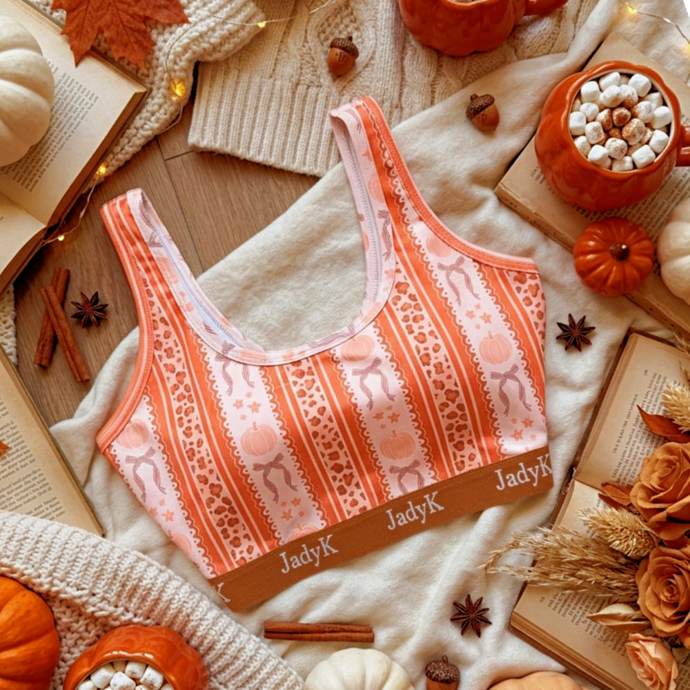 Harvest Keepsake Bralette | Arya Scoopneck DailyArmor™ Featuring Helping Hands™ Padding Technology + AquaShield™ Protection | JadyK