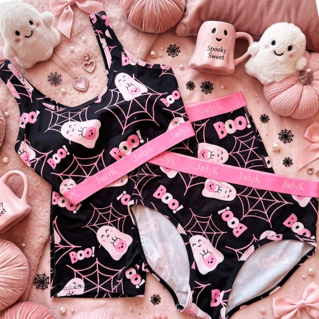 Boo Cutie™ Boxers | Arya DailyArmor™ VersaCore™ Featuring Comfort Compartment™ + WingLock™ Stabilizer | JadyK