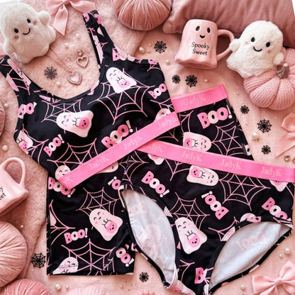 Boo Cutie Bralette | Arya Scoopneck DailyArmor™ Featuring Helping Hands™ Padding Technology + AquaShield™ Protection | JadyK