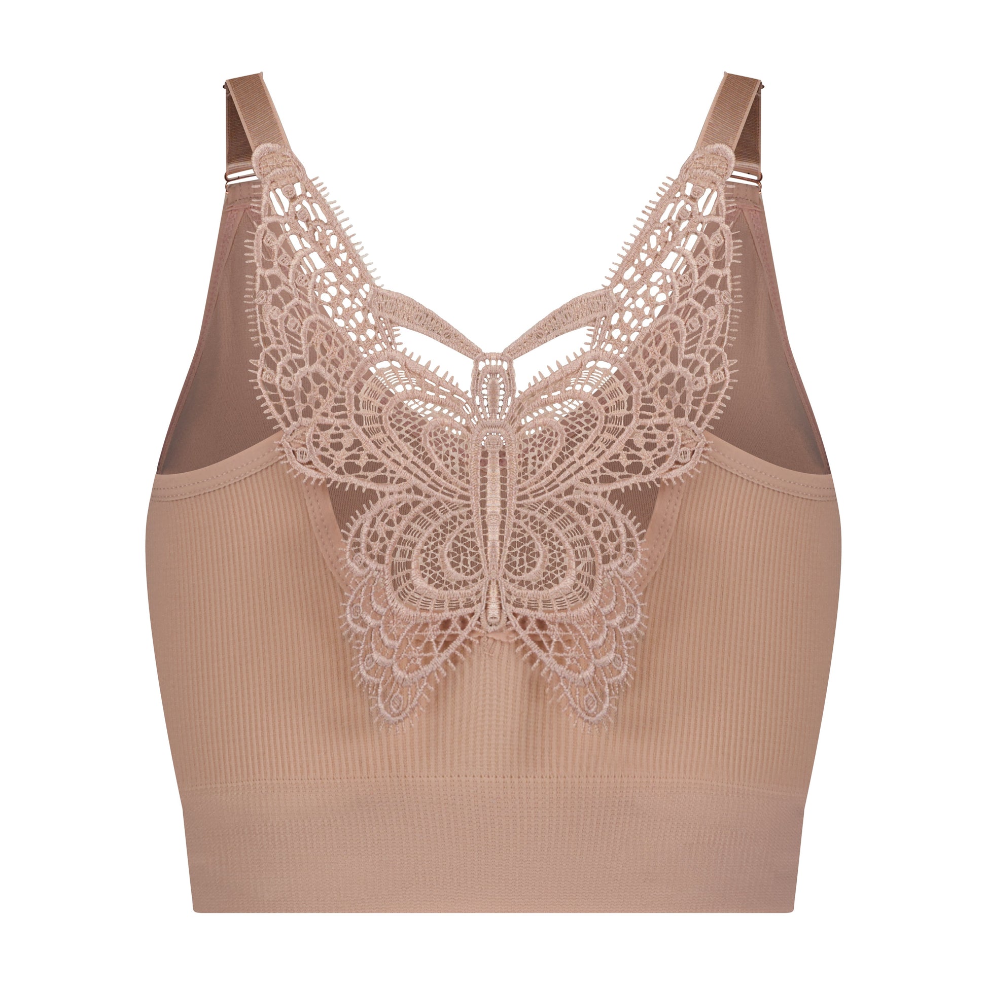 Jules Ribbed Lace Bralette By JadyK