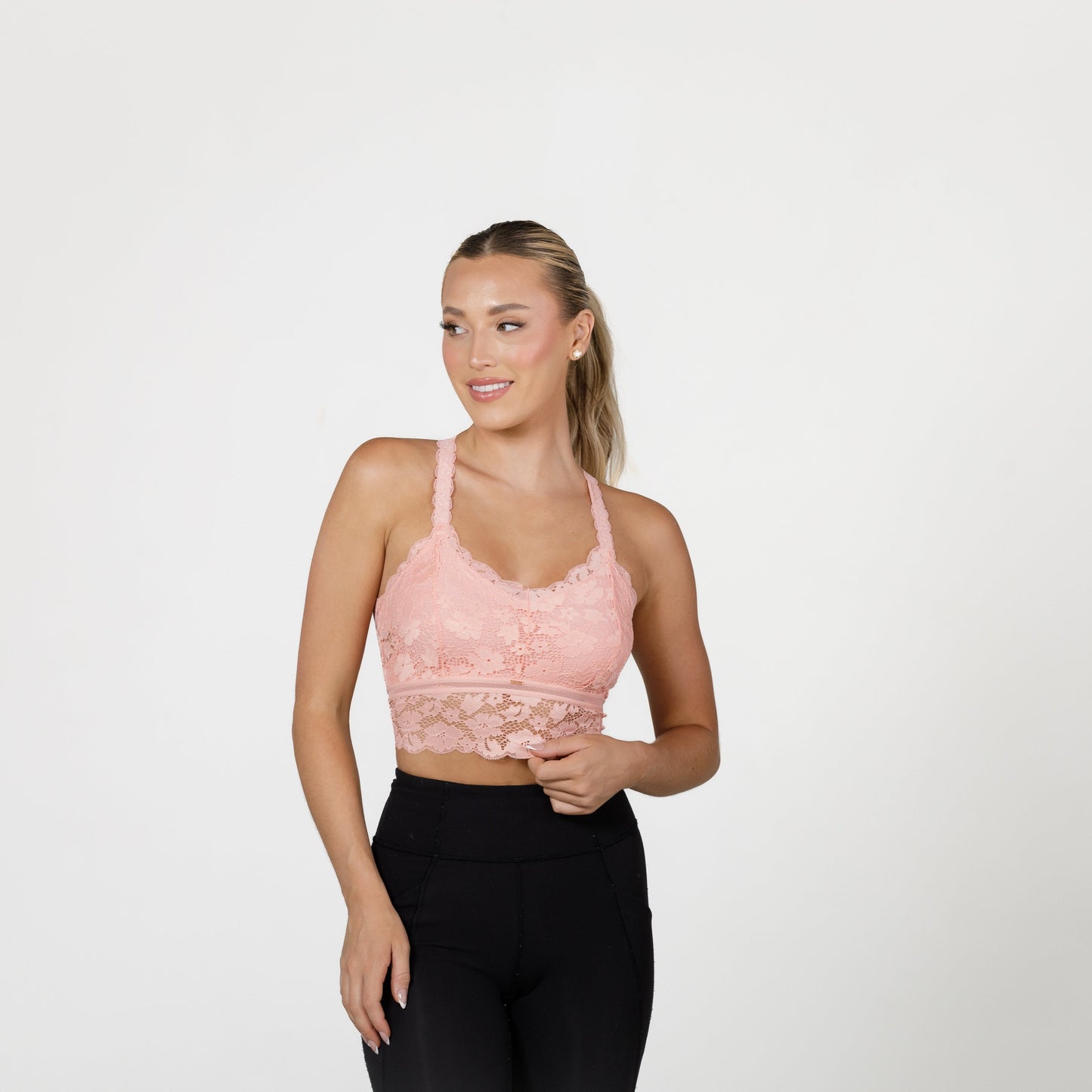 Juliette Deluxe Racerback Lace Bralette - Clearance By JadyK