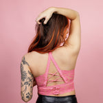 Juliette Deluxe Racerback Lace Bralette - Pink By JadyK