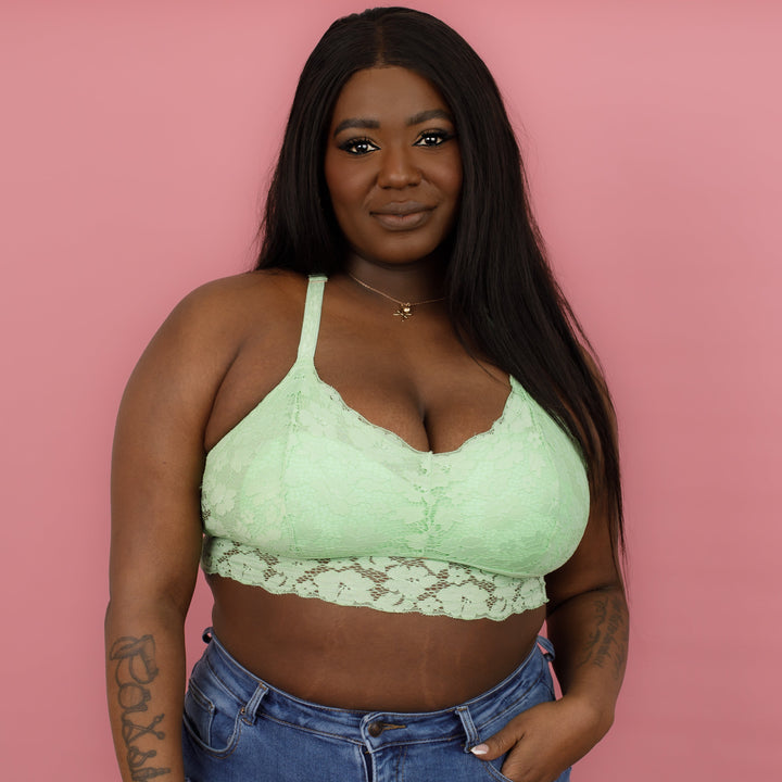 JadyK Mallory Double-Strap Lace Bralette – Inspired by Justeen