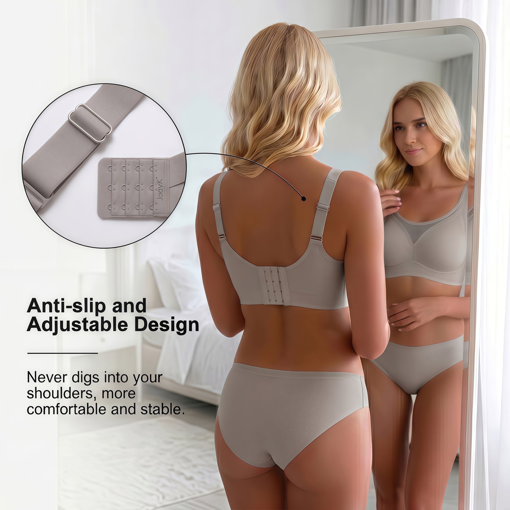 Lori JellyLuxe ™ 3D Laser technology | Gray | JadyK By JadyK