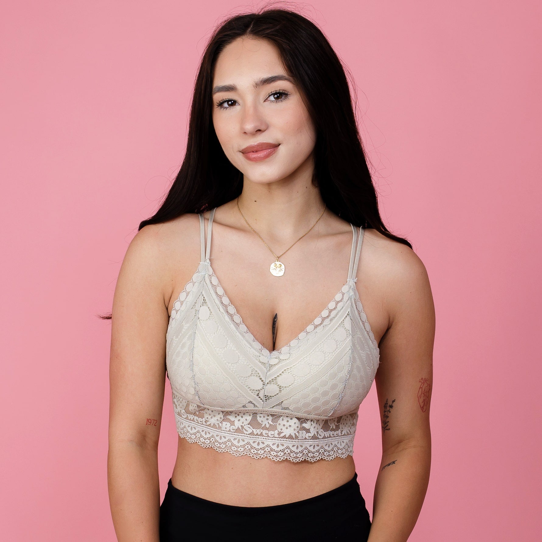 JadyK Emmy Double-Strap Lace Detail Bralette, Southern Cuties Boutique, Women's Clothing All Ages