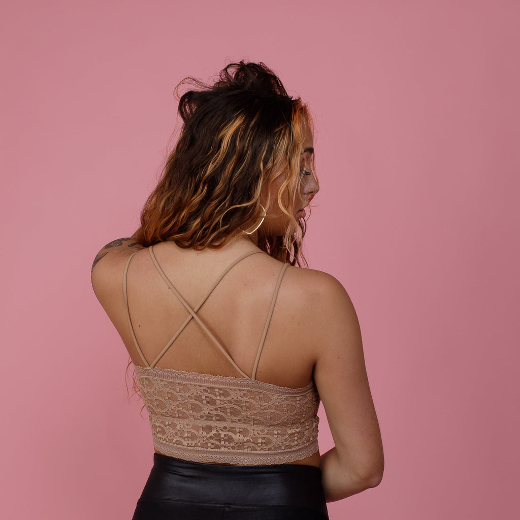 JadyK Mallory Double-Strap Lace Bralette – Inspired by Justeen