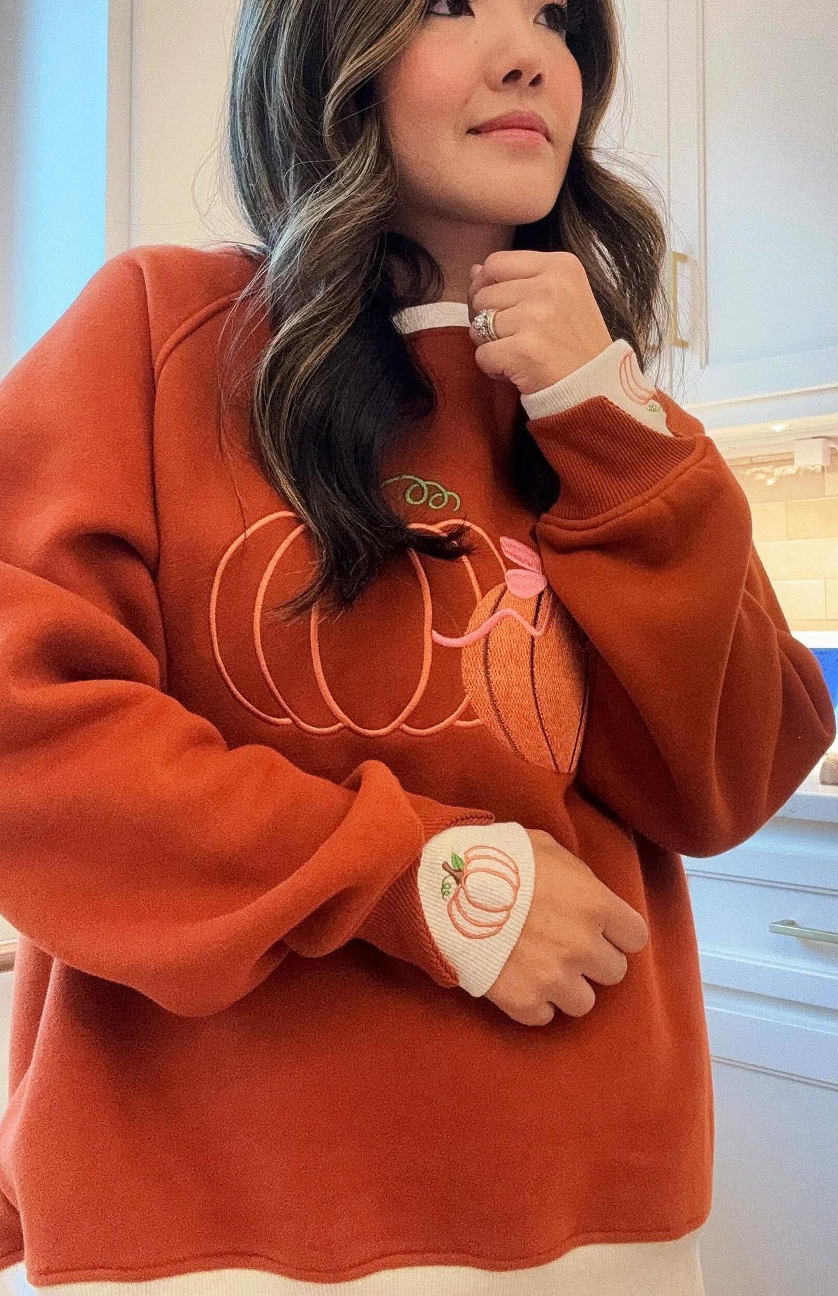 Pretty Little Pumpkins™ LayerPop™ Duo Cuff Sweatshirt By JadyK
