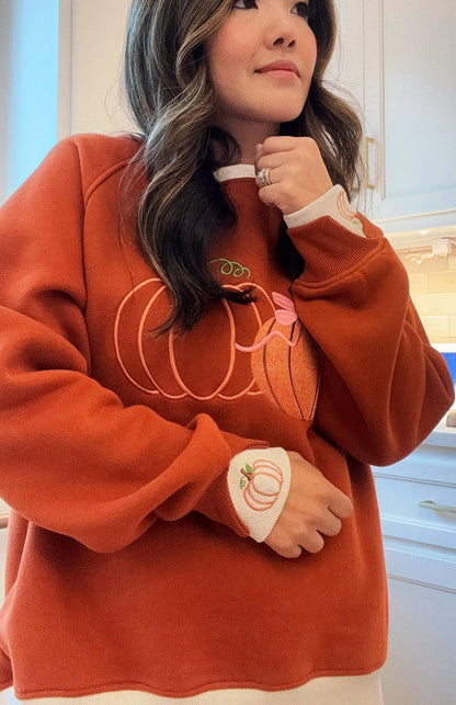 Pretty Little Pumpkins™ LayerPop™ Duo Cuff Sweatshirt By JadyK