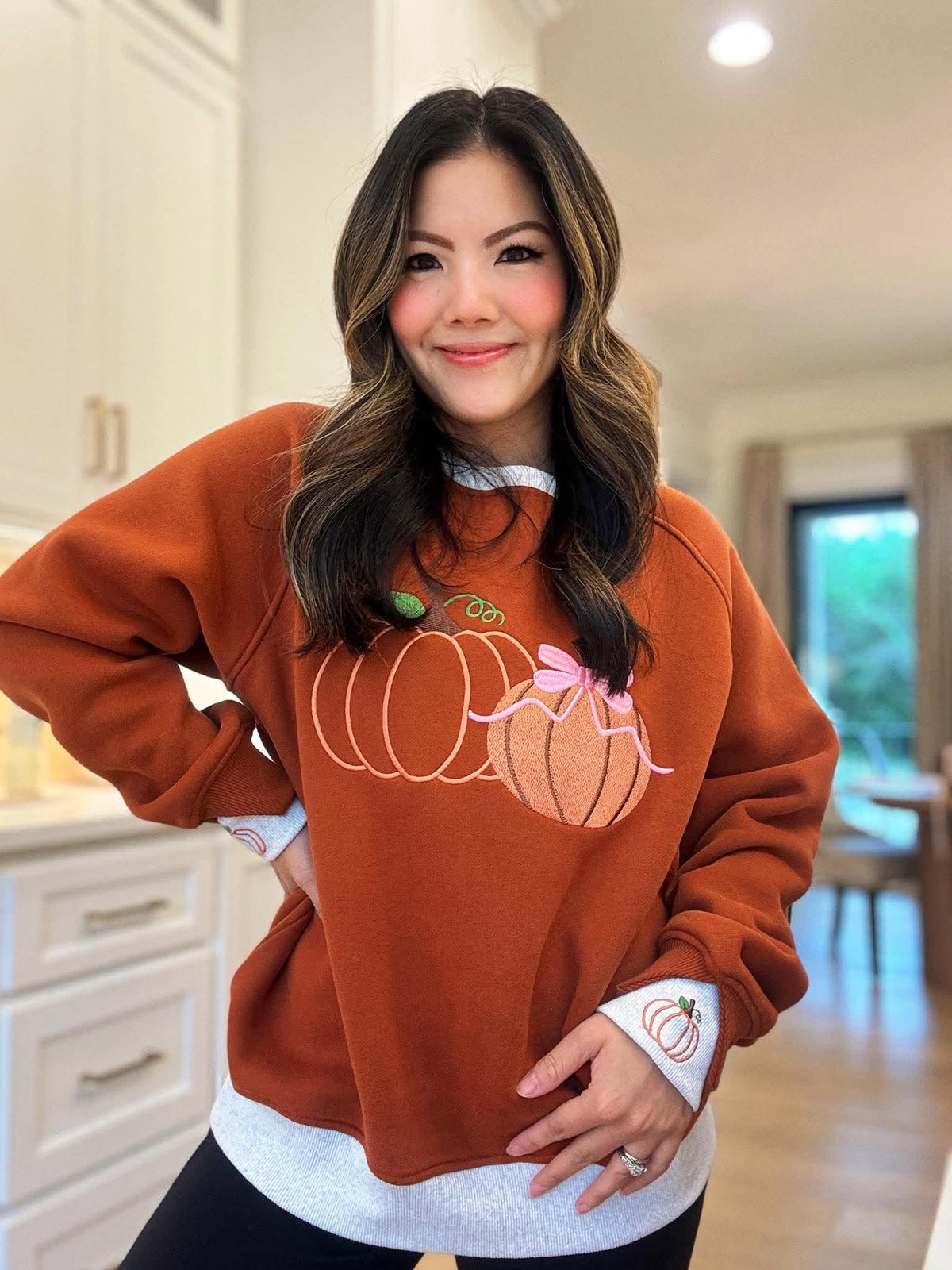 Pretty Little Pumpkins™ LayerPop™ Duo Cuff Sweatshirt By JadyK