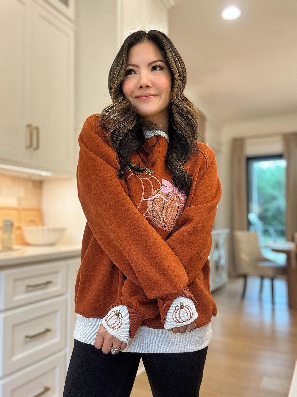 Pretty Little Pumpkins™ LayerPop™ Duo Cuff Sweatshirt By JadyK