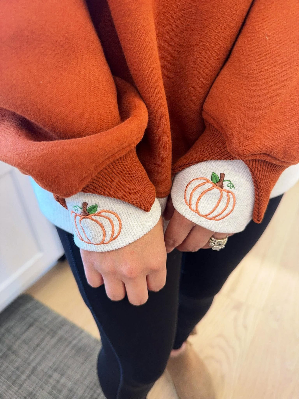 Pretty Little Pumpkins™ LayerPop™ Duo Cuff Sweatshirt By JadyK