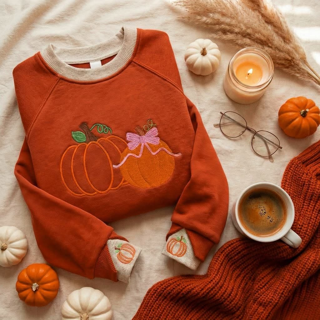 Pretty Little Pumpkins™ LayerPop™ Duo Cuff Sweatshirt By JadyK