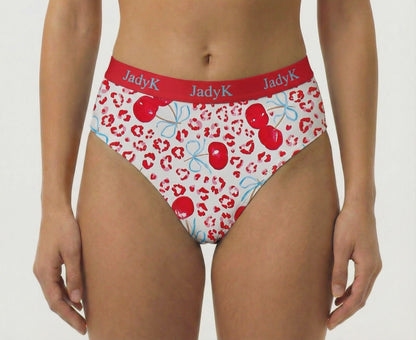 Arya Hip Hugging Briefs | Cherry Leopard | JadyK