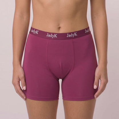 Arya VersaCore™ Boxers |Comfort Compartment™ Featuring WingLock™ Stabilizer | Merlot Red | JadyK