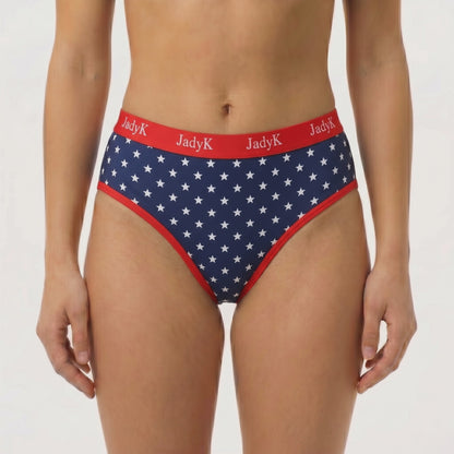 Arya DailyArmor™ Featuring Arya Curvelock™ Technology + AquaShield™ Protection Briefs Collection | Stars | JadyK