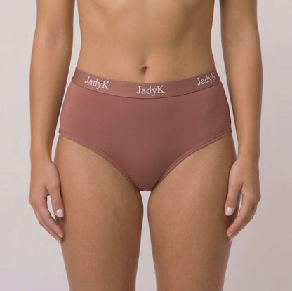 Arya CurveLock™ Briefs | Autumn Brown | DailyArmor™ + AquaShield™ Protection | JadyK