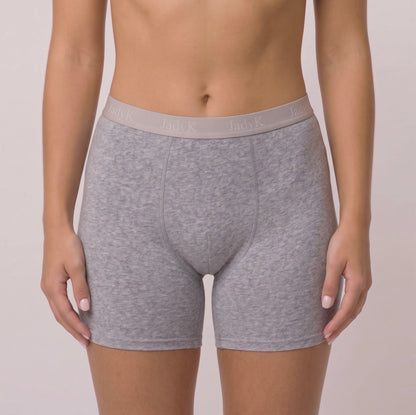 Arya VersaCore™ Boxers |Comfort Compartment™ Featuring WingLock™ Stabilizer | Heather Gray | JadyK