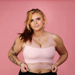 Savannah Lace Bralette - Pink By JadyK